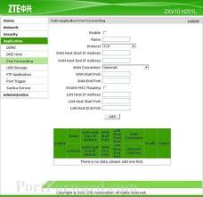 Find the default login, username, password, and ip address for your zte router. Simple Zte Zxv10 H201l Router Port Forwarding Steps