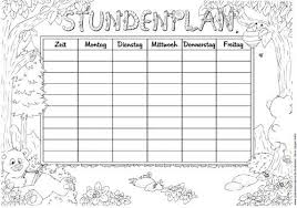 11 Ausmalbilder Ausmalbilder Stundenplan