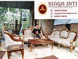 Harga kursi kayu jati terbaru. Jual Kursi Tamu Sofa Ukir Terbaru Kayu Jati Tua Asli