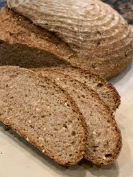 Multigrain Hearth Bread From Whole Grain Breads By Peter Rheinhart Whole Grain Bread Food Whole Grain