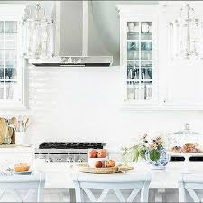 Some like to end it where the upper cabinet ends. Tile Backsplash Stops At Kitchen Hood Design Ideas