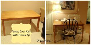 Diy By Design Pottery Barn Kids Carolina Table Grows Up Pottery Barn Kids Carolina Table Pottery Barn Kids Pottery Barn