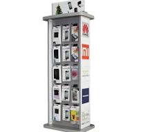 Custom Cellphone Accessories Floor Stand Mobile Phone Display Shelf  Electronic Products Rack