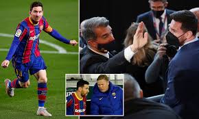 Последние твиты от daily mail football (@mailfootball). Barcelona President Joan Laporta Working On New Three Year Deal For Star Lionel Messi Daily Mail Online