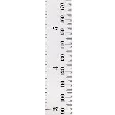 us 7 99 35 off wooden kids height chart wall sticker black white height ruler height growth chart measure for home children bedroom decoration in