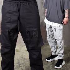Square Pocket Banded Pants 350