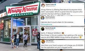 Krispy Kreme Defends Promotion If Folks Don T Want To Visit A Doughnut Shop They Don T Have To Daily Mail Online