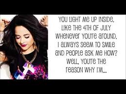 You Light Me Up Inside Like The 4th Of July Fifth Harmony Worth It Feat Kid Ink Lyrics Youtube Shower Lyrics Becky G Shower Becky G