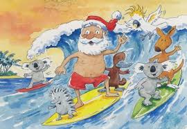 Our Day Started Out With Koala Chocolates In The Kids Advent Pocket And A Card That Said Let S Sp Christmas In Australia Aussie Christmas Australian Christmas Santa claus, also known as father christmas, saint nicholas, saint nick, kris kringle, or simply santa, is a legendary character originating in western christian culture who is said to bring gifts on christmas. aussie christmas australian christmas