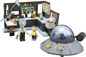Mcfarlane Toys Rick And Morty Large Construction Set Spaceship And Garage Building Sets Amazon Canada