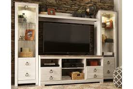 Entertainment centerentertainment centerwe can help you create a media centerthat's as stylish as it is functional.california closets solution: Willowton 4 Piece Entertainment Center Ashley Furniture Homestore