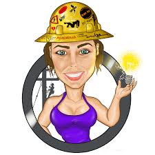 An electrician's main job is working on electrical wires and any components that connect to them. Crystal The Electrician Local Women Electrician Chlorine Bleach