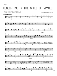 Cristobal munoz (12), infantil b, midfielder. Kuchler Concertino In The Style Of Vivaldi G Major Viola
