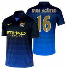 Puma men's manchester city mcfc home authentic shirt. Nike Sergio Kun Aguero Manchester City Away Jersey 2014 15 Ebay