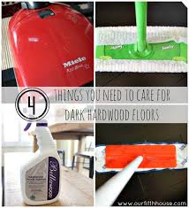 How To Clean Dark Wood Floors Our Fifth House Dark Wood Floors Hardwood Floor Cleaner Wood Floors