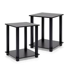 Robot Check Espresso End Table Coffee Table Small End Tables