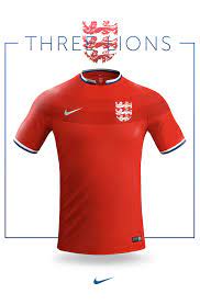 National Football Teams Concept Jersey Design Nike Jersey Design England Football Shirt New Football Shirts