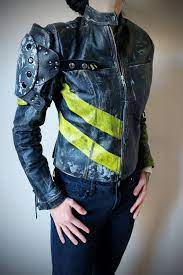 Apocalypse Jacket Real Leather Black Mad Max Road Etsy Cyberpunk Clothes Dystopian Fashion Futuristic Fashion