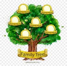Thousands of artists, professional and amateur alike have painted pictures of trees and thousands of poems, songs and stories have been written the scientific name for the inner layer of bark is phloem. Family Tree Genealogy Illustration Family Tree With No Names Clipart 2355473 Pikpng