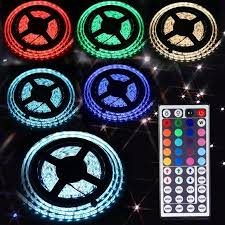 Tagital 16 4ft 5m Waterproof Flexible Strip 300leds Color Changing Rgb Smd5050 Led Light Strip Kit Rgb 5m 44key Remote 12v Power Supply Walmart Com Flexible Led Light Strip Lighting Led Light Strips