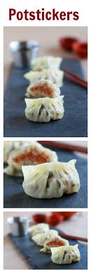 Potstickers Recipe Chinese Dumplings Learn How To Make Homemade Potstickers Super Easy Quick Yummy Rasamalaysia Com Potstickers Recipe Food Recipes