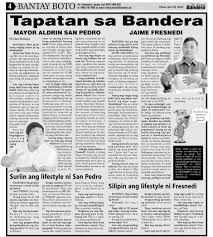 Ideal for catalogues and portfolios. Mayoralty Candidates Bandera Blogs Philippine Entertainment Tabloid Online Blog Site Para Sa Latest Philippine Entertainment News Atbp