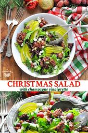 Celebration Salad With Champagne Vinaigrette Recipe Recipe Vinaigrette Recipes Christmas Salads Green Salad Recipes