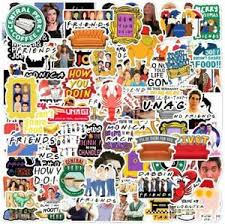 It never seems to work out so robert generally hangs out with his brash brother charlie and his w. 100 Pcs Friends Tv Show Sticker Pack Waterproof Vinyl Stickers Free Usa Ship Ebay