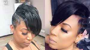 Dive into fashion, photos and art with design press. Razor Short Pixie Cut Partial Quickweave Tracks In Between Natural Hair Youtube