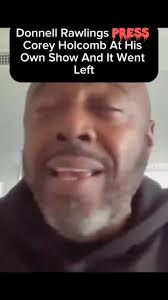 donnell rawlings press corey holcomb at his show and it went left #poe...