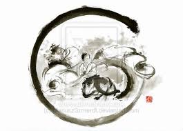 Aikido Enso Circle Martial Arts Sumi E Original In By Mariuszszmerdt Deviantart Com On Deviantart Aikido Art Martial Arts