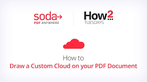 How To Add A Custom Cloud To Your Pdf Document