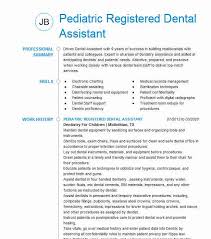 Able to handle all necessary assistant duties without supervision. Pediatric Dental Assistant Resume Example Company Name Denver Colorado