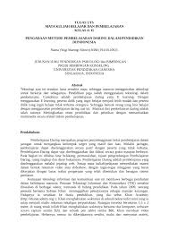 Check spelling or type a new query. Pdf Metode Pembelajaran Daring Dalam Pendidikan Diindonesia Wps Office