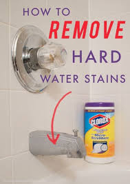 How To Remove Hard Water Stains On Chrome Hard Water Stain Remover Remove Water Stains Hard Water