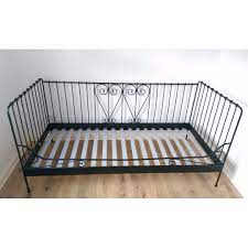 Ikea wrought iron metal daybed with slats. Ikea Meldal Black Daybed Furniture Home Living Furniture Bed Frames Mattresses On Carousell