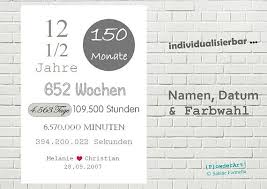 Ab 12 95 Euro Bild Zum 12 1 2 Hochzeitstag 4 563 Tage Geschenk Zur Petersilienhochzeit Mit Name Datum Party Dekoration Bullet Journal