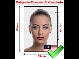Because clothing is visible in the passport photo, a. Malaysia Photo Size For Visa Youtube
