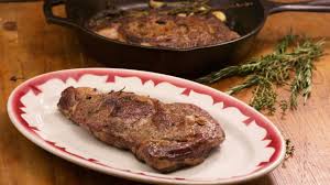 How to cook a steak in a cast iron skillet with butter in oven. Curtis Stone S Butter Basted Pan Seared Ribeye Steak Rachael Ray Show
