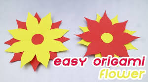 Cara membuat origami bunga tulip 1. How To Make A Simple Flower Origami Cara Membuat Origami Bunga Dengan Mudah