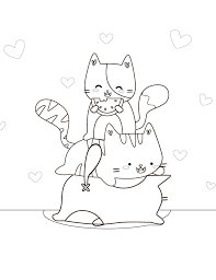 Coloriage chat 20 modèles à imprimer gratuitement. Artherapie Ca