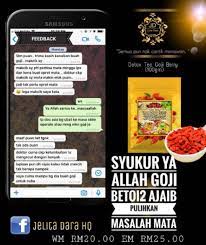 Selanjutnya cukup 1 scahet per hari (sebelum makan) untuk menjaga kesehatan. Tea Detox Goji Berry Shopee Malaysia