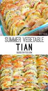 Summer Vegetable Tian Recipe Vegetable Recipes Recipes Cooking Recipes
