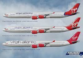 Virgin Atlantic Airbus A340 600 Liveries Virgin Atlantic Diecast Airplanes Airbus