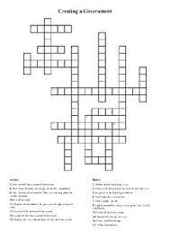 One side and the crossword. Constitution Crossword Puzzle By Google Ready Resources For Us History