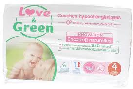 Achat couches love and green taille 4 à prix discount. Couches Hypoallergeniques Taille 4 Love Green