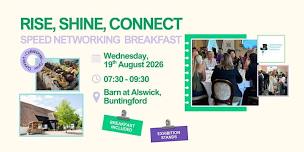 Rise, Shine, Connect Speed Networking Breakfast