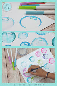 How To Draw Bubbles With Washable Markers The Kitchen Table Classroom 12 with easy marker drawings. to draw bubbles with washable markers