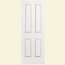 Flexibility to paint or stain door the color of your choice or to enjoy natural changes to wood color over time Masonite 4 Panel Smooth Hollow Core Primed Composite Interior Door Slab Discontinued 20112 The Home Depot Wood Doors Interior Doors Interior Masonite Interior Doors