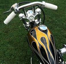 Narrow Drop T Bar Handlebar Harley Bobber Cool Bikes Bobber Chopper